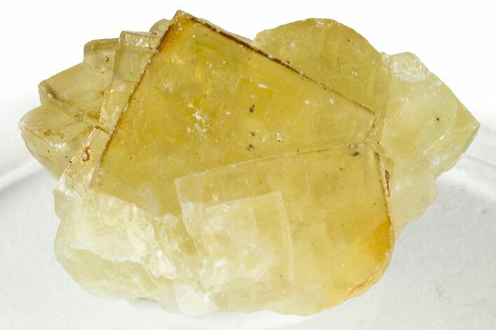 Gemmy Yellow Fluorite Cluster - Spain #327165